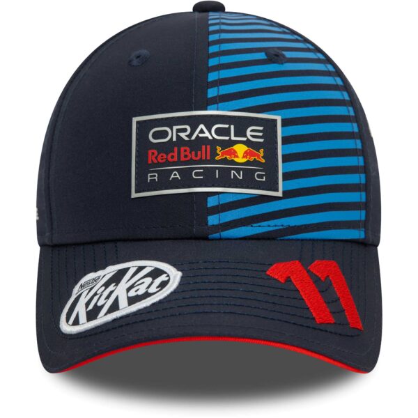 Youth New Era Sergio Perez Navy Red Bull Racing Driver 9FORTY Adjustable Hat - Image 3