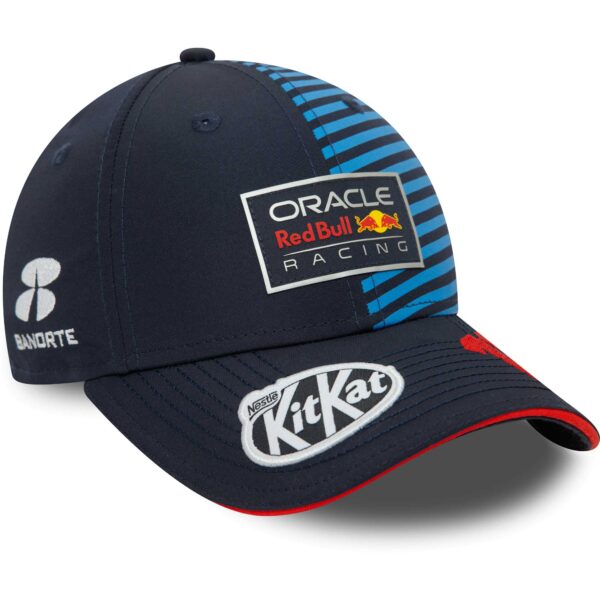 Youth New Era Sergio Perez Navy Red Bull Racing Driver 9FORTY Adjustable Hat - Image 9