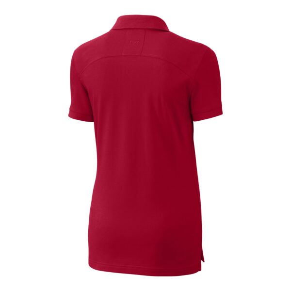 Women's Cutter & Buck Red Albuquerque Isotopes Advantage Tri-Blend Pique Polo - Image 10