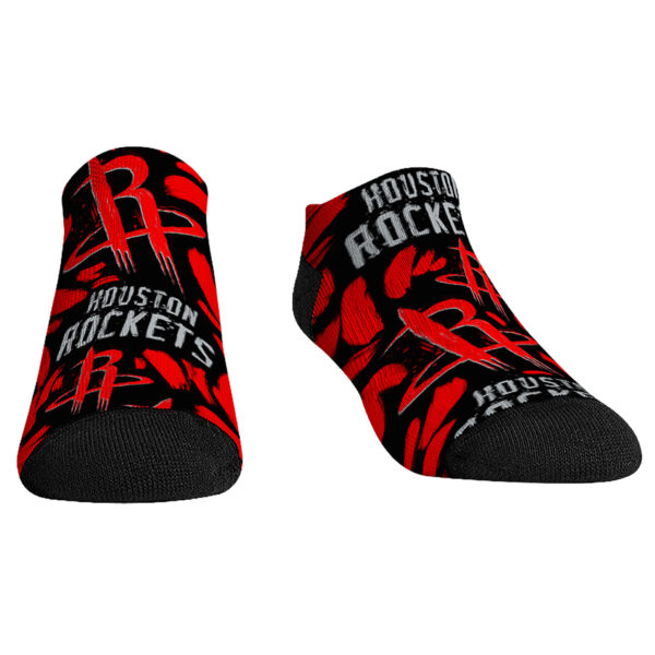 Youth Rock Em Socks Houston Rockets Make Some Noise 3-Pack Low-Cut Socks - Image 10
