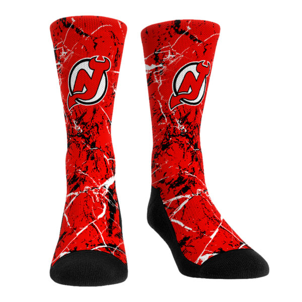 Youth Rock Em Socks New Jersey Devils Three-Pack Crew Socks Set - Image 7