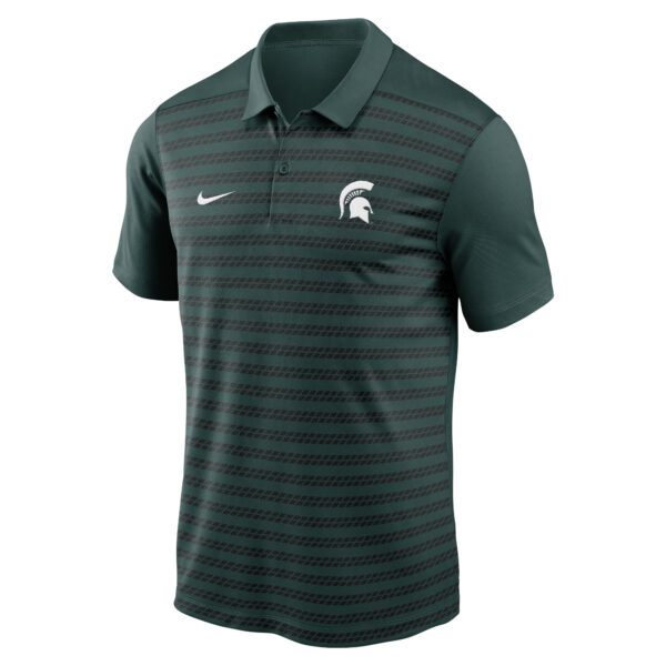 Men's Nike Green Michigan State Spartans 2024 Early Season Coaches Sideline Performance Polo - Image 7