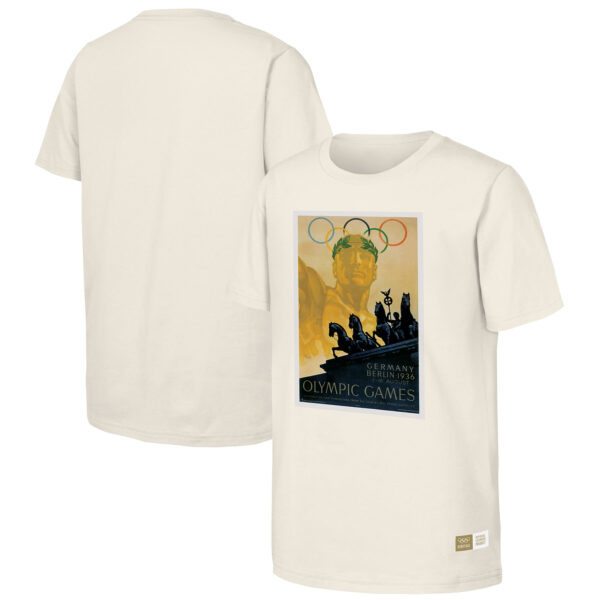 Men's  Natural 1936 Berlin Games Olympic Heritage T-Shirt - Image 5