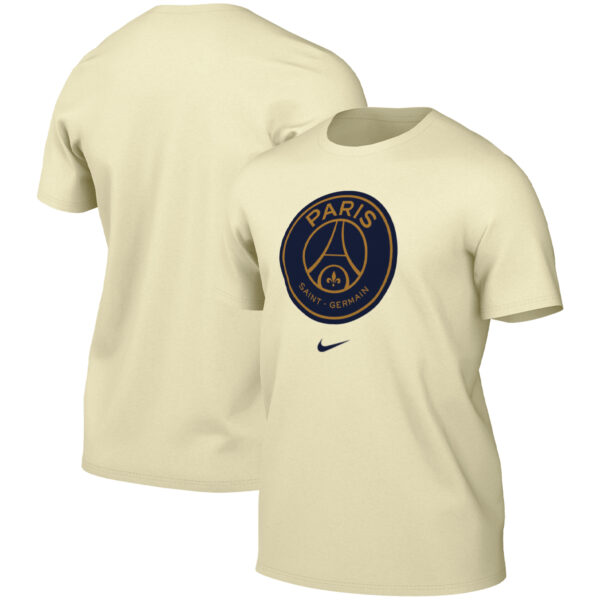 Men's  Nike Cream Paris Saint-Germain Crest  T-Shirt - Image 5