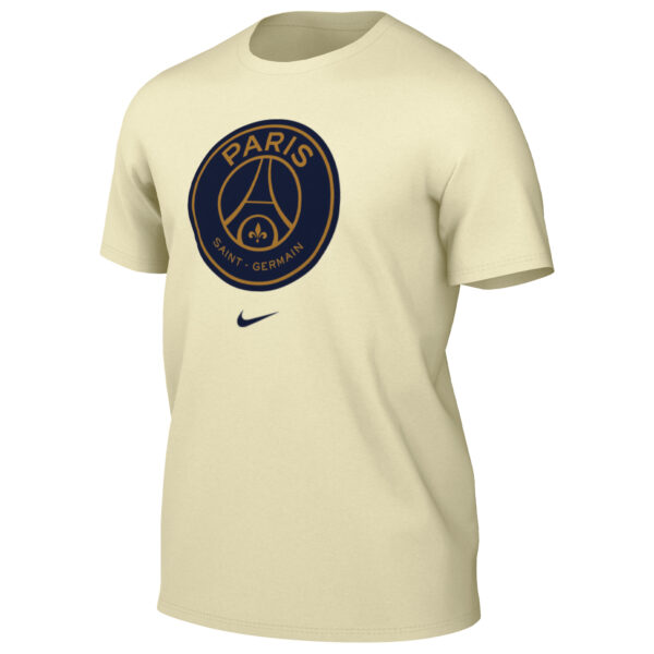 Men's  Nike Cream Paris Saint-Germain Crest  T-Shirt - Image 6