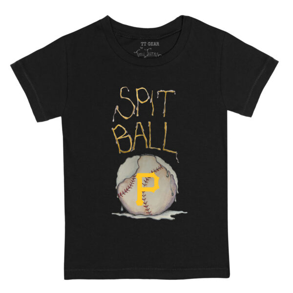 Youth Tiny Turnip Black Pittsburgh Pirates Spit Ball T-Shirt - Image 6