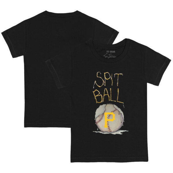 Youth Tiny Turnip Black Pittsburgh Pirates Spit Ball T-Shirt