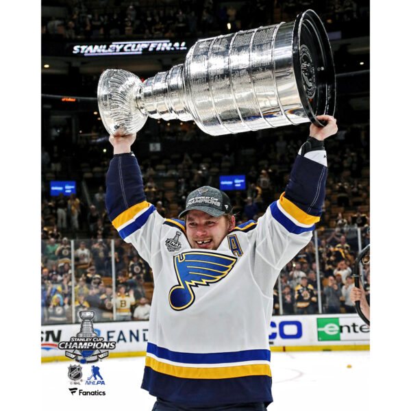 Vladimir Tarasenko St. Louis Blues Unsigned 2019 Stanley Cup Champions Raising Cup Photograph