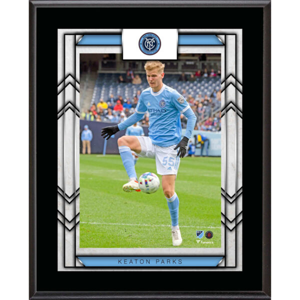 Keaton Parks New York City FC 10.5" x 13" Sublimated Player Plaque