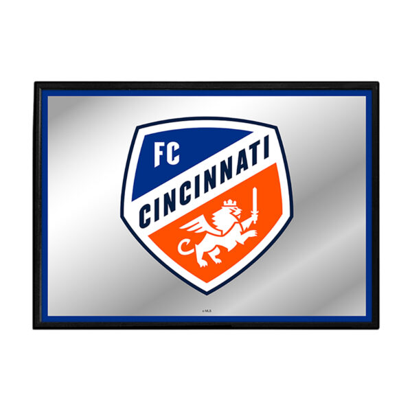FC Cincinnati 27" x 19" Framed Mirrored Wall Sign