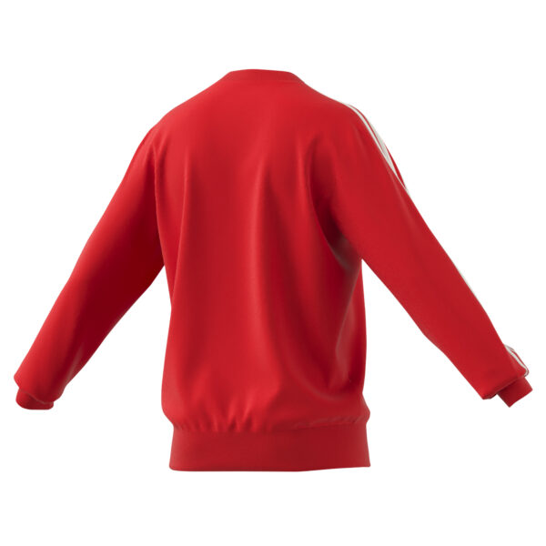 Men's adidas Red Manchester United DNA Pullover Sweatshirt - Image 7