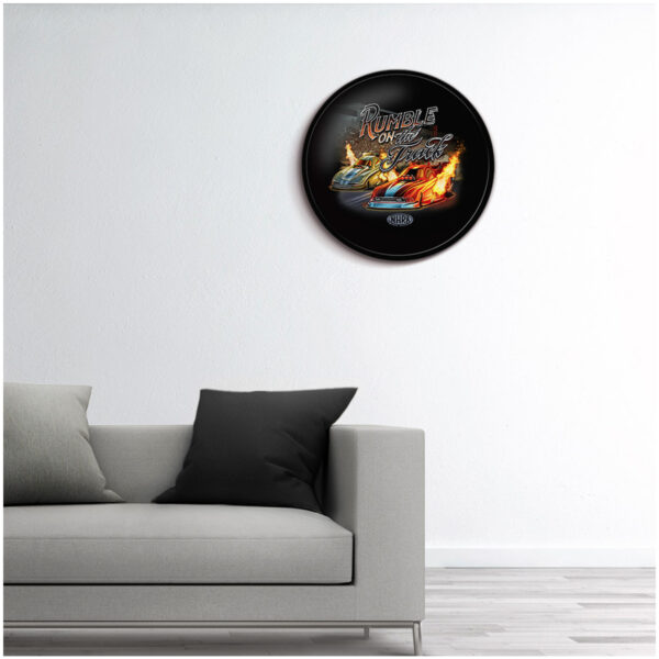 NHRA Rumble on the Track 17.5" Modern Disc Wall Sign - Image 11