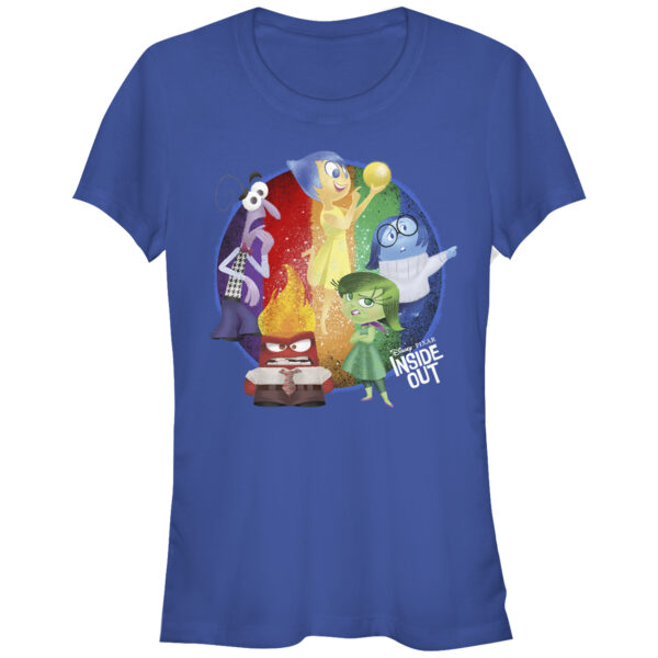 Women's Mad Engine Royal Inside Out Circle Of Friends T-Shirt