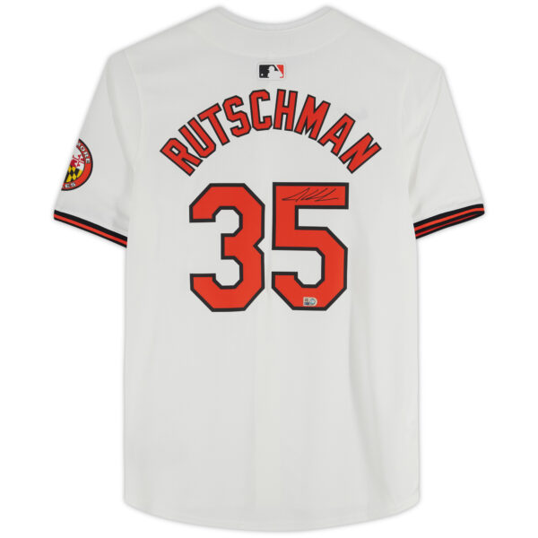 Adley Rutschman Baltimore Orioles Autographed White Nike Limited Jersey - Image 7