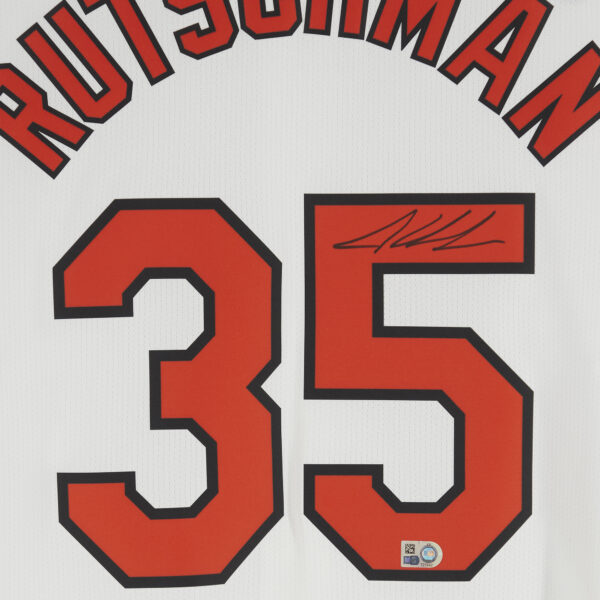 Adley Rutschman Baltimore Orioles Autographed White Nike Limited Jersey - Image 9