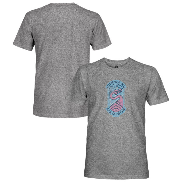 Men's 1863FC  Heather Gray Forward Madison FC Vintage Tri-Blend T-Shirt
