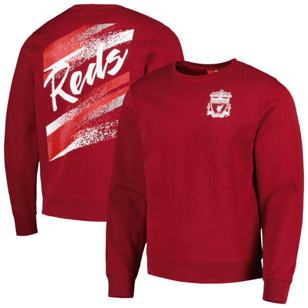 Men's Red Liverpool Vintage Pullover Sweatshirt