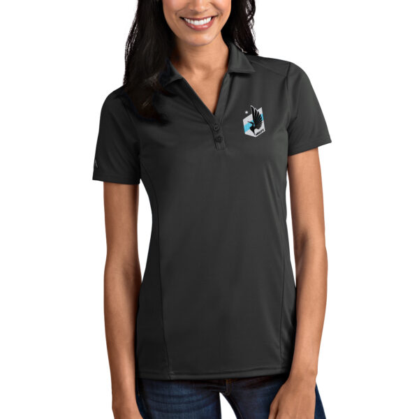 Minnesota United FC Antigua Women's Tribute Polo - Heather Gray