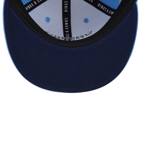 Men's Rings & Crwns Light Blue Harlem Globetrotters Fitted Hat - Image 11