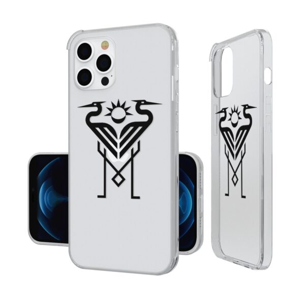 Inter Miami CF iPhone Insignia Logo Design Clear Case
