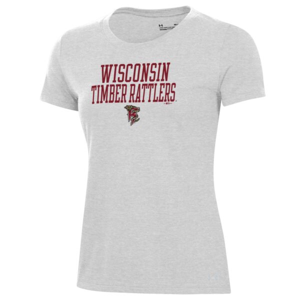Women's Under Armour Gray Wisconsin Timber Rattlers Performance T-Shirt - Image 6