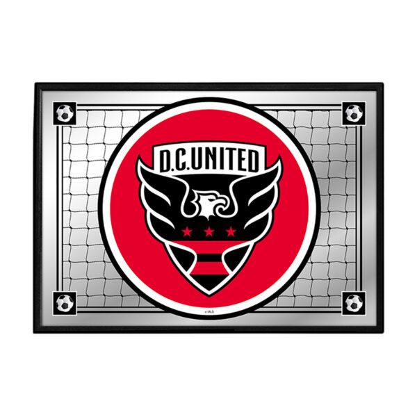 D.C. United 27" x 19" Framed Mirrored Wall Sign