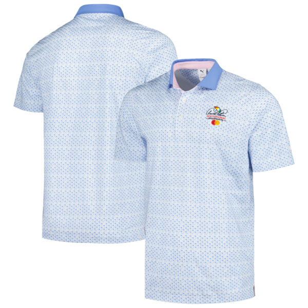 Men's Puma Light Blue Arnold Palmer Invitational Iced Tea MATTR Polo - Image 6