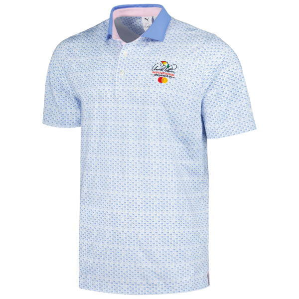 Men's Puma Light Blue Arnold Palmer Invitational Iced Tea MATTR Polo - Image 7