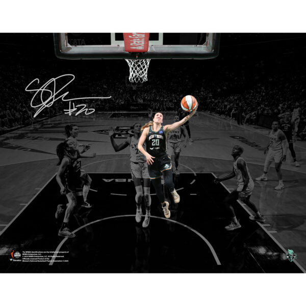 Sabrina Ionescu New York Liberty 2024 WNBA Finals Champions Autographed 11" x 14" Spotlight Photograph