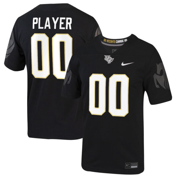 Men's Nike Black UCF Knights Pick-A-Player NIL Replica Football Jersey - Image 2