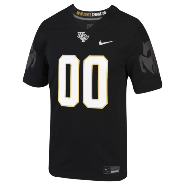 Men's Nike Black UCF Knights Pick-A-Player NIL Replica Football Jersey - Image 4