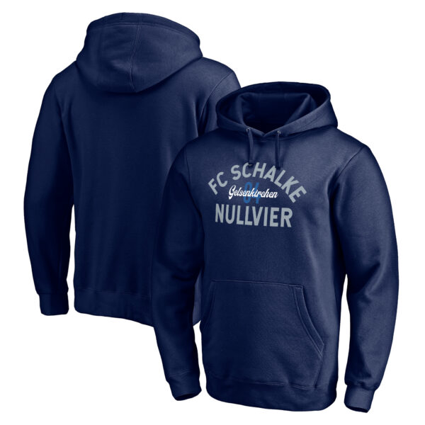 Men's Navy FC Schalke 04 Varsity Pullover Hoodie
