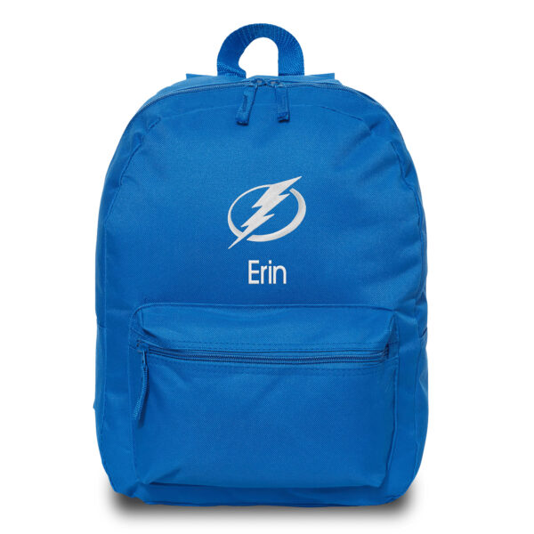 Blue Tampa Bay Lightning Personalized Backpack