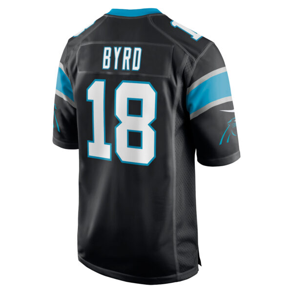 Men's Nike Damiere Byrd Black Carolina Panthers Game Player Jersey - Image 7