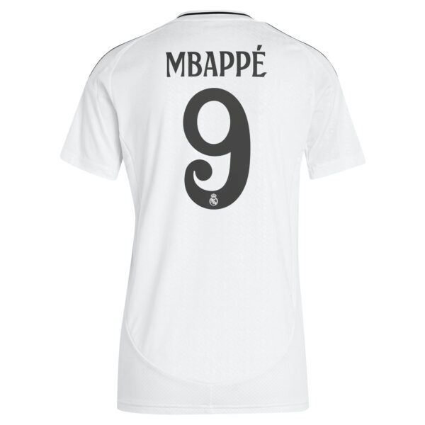 Women's adidas  Kylian Mbappé White Real Madrid 2024/25 Home Replica Player Jersey - Image 8