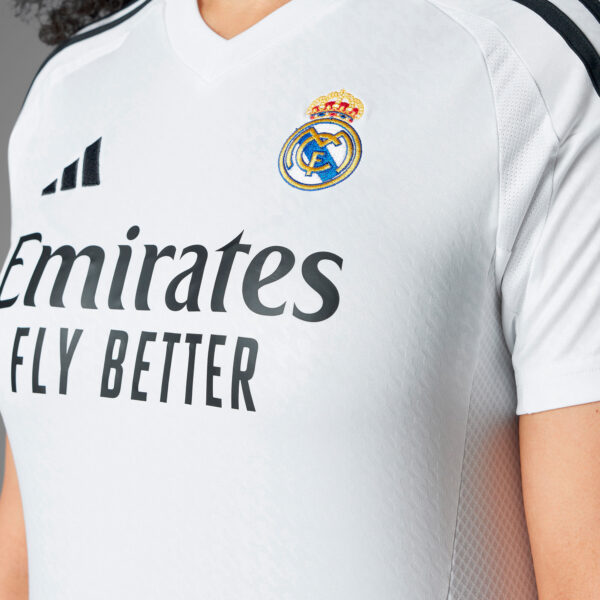 Women's adidas  Kylian Mbappé White Real Madrid 2024/25 Home Replica Player Jersey - Image 5