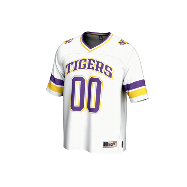 Youth GameDay Greats White LSU Tigers NIL Pick-A-Player Football Fashion Jersey - Image 6