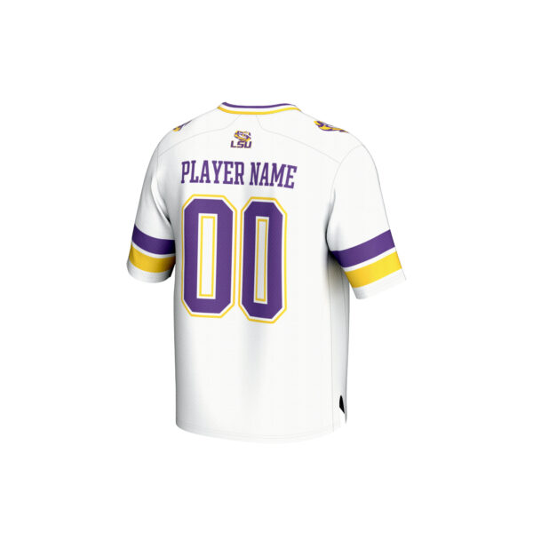 Youth GameDay Greats White LSU Tigers NIL Pick-A-Player Football Fashion Jersey - Image 7