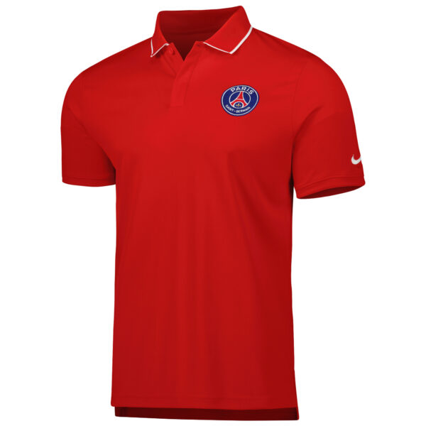Men's Nike Red Paris Saint-Germain Collegiate Polo - Image 6