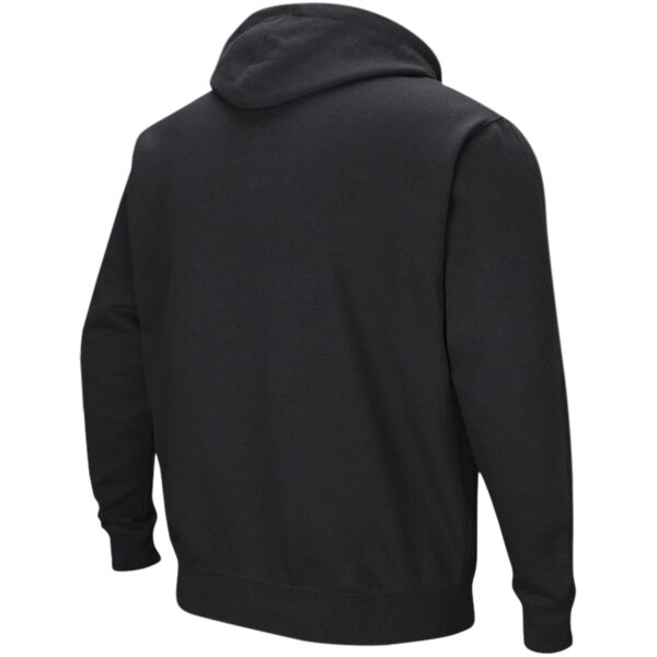 Men's Colosseum Black Mississippi State Bulldogs Sunrise Pullover Hoodie - Image 7