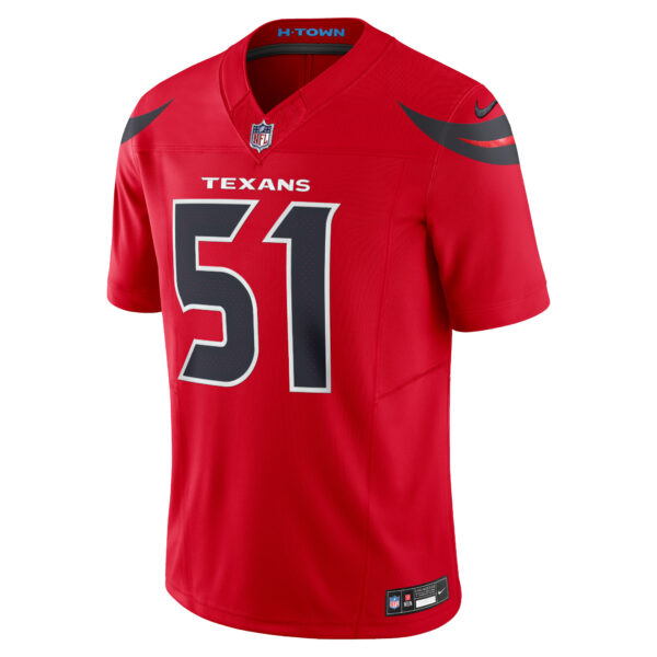 Men's Nike Will Anderson Jr. Red Houston Texans Alternate Vapor F.U.S.E. Limited Jersey - Image 6