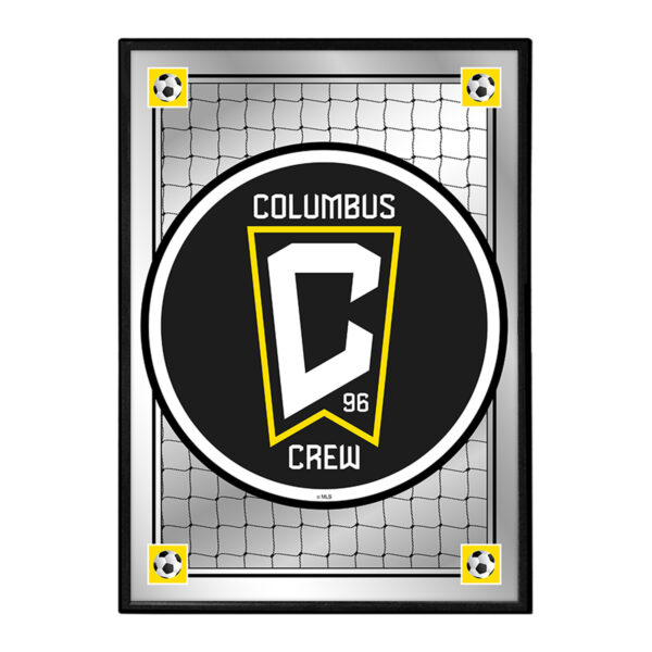 Columbus Crew 19" x 27" Framed Mirrored Wall Sign