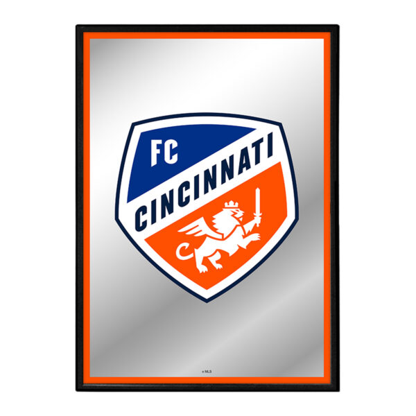 FC Cincinnati 19" x 27" Framed Mirrored Wall Sign