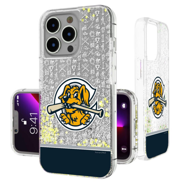 Keyscaper  Charleston RiverDogs Memories Print iPhone Glitter Case