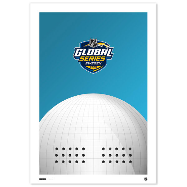 2023 NHL Global Series Sweden 24" x 36" Limited Edition Fine Art Print