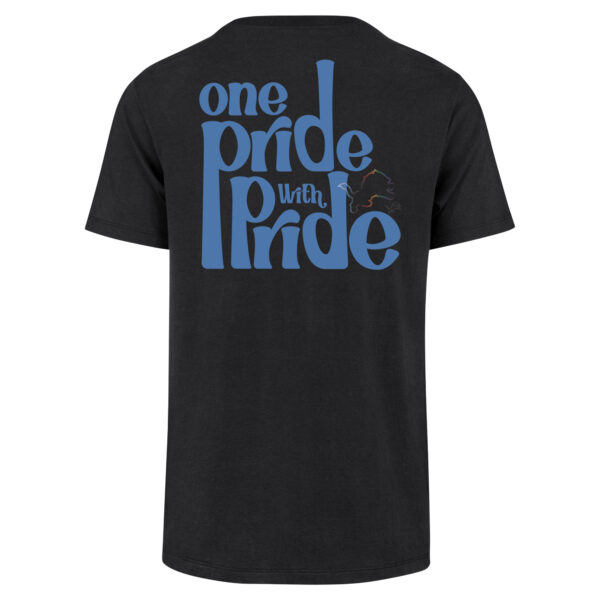 Men's '47 Black Detroit Lions Pride Franklin T-Shirt - Image 7