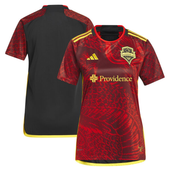 Women's adidas Red Seattle Sounders FC 2023 The Bruce Lee Kit Replica Jersey