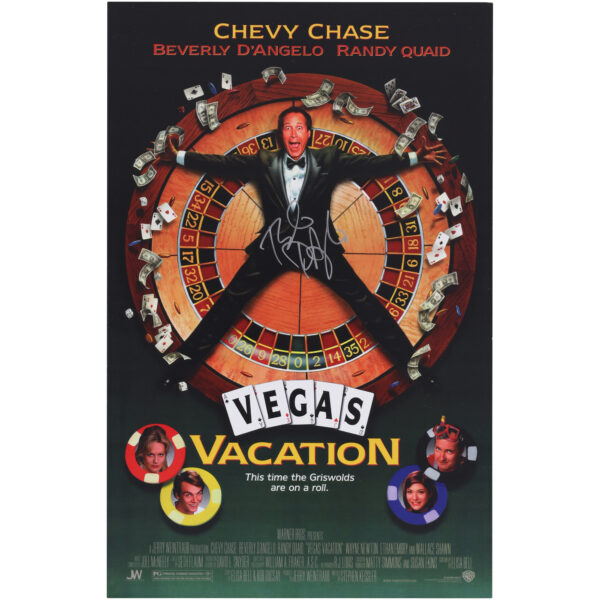 Beverly D'Angelo Vegas Vacation Autographed 11" x 17" Movie Poster