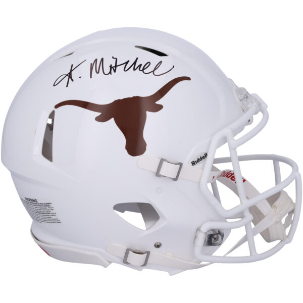 Adonai Mitchell Texas Longhorns Autographed Riddell Speed Authentic Helmet