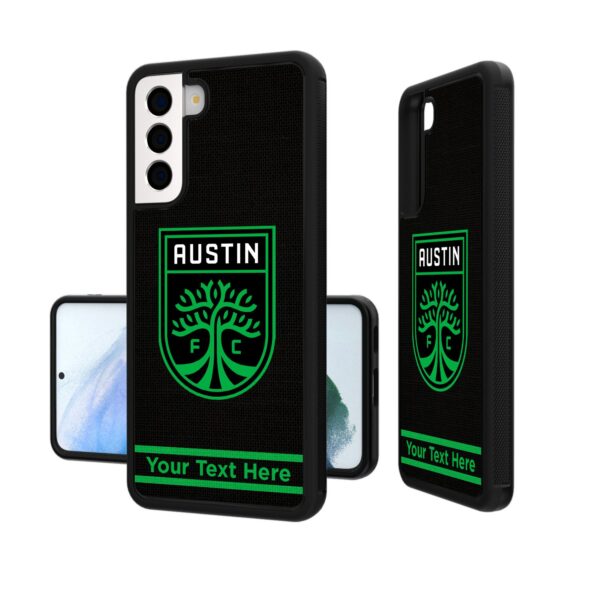 Austin FC Personalized Stripe Design Galaxy Bump Case